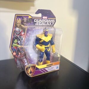 Marvel Guardians Thanos Figure with Blue and Gold
